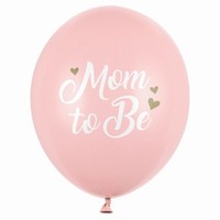 BALONKY latexov� Mom to Be pastelov� bled� r��ov� 30cm 50ks