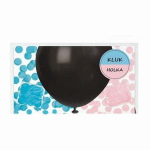 BAL�N latexov� s konfetami Gender Reveal
