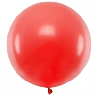 Bal�n latexov� pastelov� �erven� 60 cm