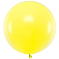 Bal�n latexov� pastelov� citronov� �lut� 60 cm