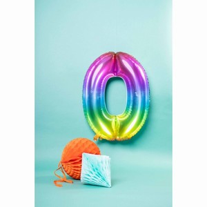 BAL�NEK f�liov� ��slo 0 Yummy Gummy Rainbow 86cm
