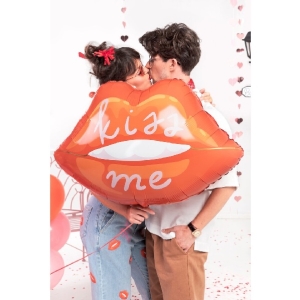 Bal�nek f�liov� �sta, �erven� "Kiss me" 73 x 48 cm