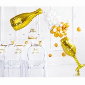 BAL�NEK f�liov� Sklenice zlat� Cheers 1