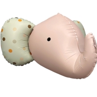 Bal�nek f�liov� Slon r��ov� 63x50cm