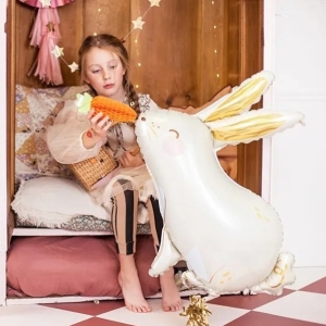 Bal�nek f�liov� Zaj�c b�l� 67 x 88 cm
