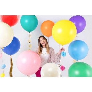 Bal�n latexov� pastelov� aquamar�n 60 cm