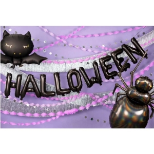 Bal�nkov� n�pis Halloween �ern� 280 x 46 cm