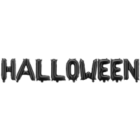 Bal�nkov� n�pis Halloween �ern� 280 x 46 cm