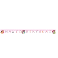 Banner pap�rov� Princezny Happy Birthday