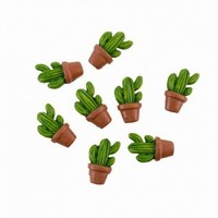 DEKORA�N� kaktusy 3x2,8cm 8ks