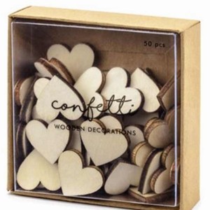 D�ev�n� konfety srdce 2x2 cm 50ks 2