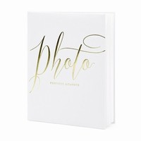 KNIHA b�l� Fotoalbum 20x24,5cm, 22list�