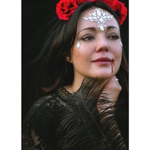 Kam�nky na obli�ej Krystaly, Z��e ve tm�, 9,5x8,5cm