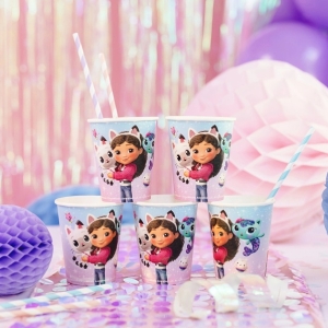 Kel�mky pap�rov� Gabby's Dollhouse 250ml 6 ks