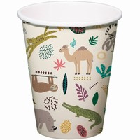 Kel�mky pap�rov� Zoo Party 250ml 6 ks