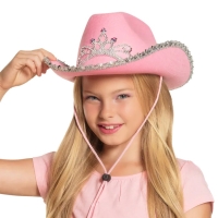 Klobouk r��ov� s kam�nky Princess