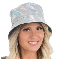 Klobouk st��brn� bucket