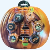 Ko���ky na pralinky Halloween 6 motiv� 150 ks