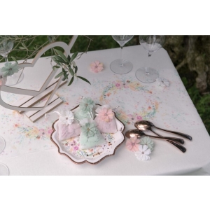 Kv�ty um�l� b�l� 4,5 cm 12 ks