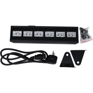 6 LED UV �ern� sv�tlo do interi�ru 6x 3W