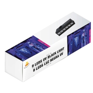 9 LED UV �ern� sv�tlo do interi�ru 9x 3W