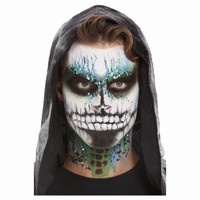 MAKE-UP set Kostlivec modro-zelen� s glitry