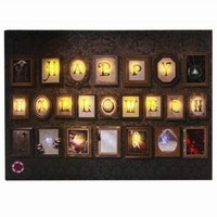 OBRAZ sv�t�c� Happy Halloween 40x30cm