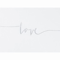 Svatebn� kniha Love st��brn� n�pis 24x18.5cm, 22 stran
