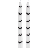 Sv��ky vysok� b�l� s netop�ry 24 cm 2 ks