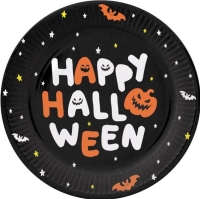 Tal��e pap�rov� Happy Halloween 23 cm 8 ks