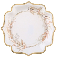 Tal��e pap�rov� Listy p��rodn� 21 x 21 cm 10 ks