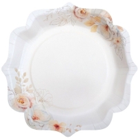 Tal��e pap�rov� b�ov� kv�tiny 21x21 cm 10 ks