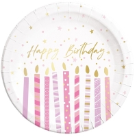 Tal��ky pap�rov� Birthday Candles 8ks 23cm