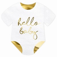 UBROUSKY Body Hello baby b�l� 16x16cm