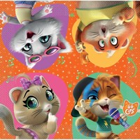 UBROUSKY pap�rov� 44 Cats 33x33cm 16ks