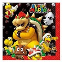 UBROUSKY pap�rov� Super Mario 33x33cm 20ks