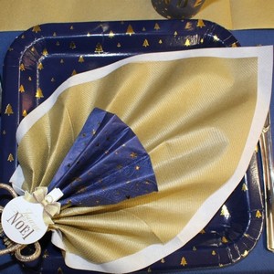 Ubrousky Rainbow zlat� 40x40cm 25ks