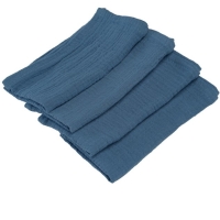 Ubrousky bavln�n� ocelov� modr� 40x40cm 4ks