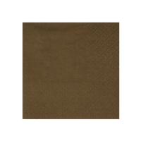 Ubrousky hn�d� 21 x 20 cm 25 ks