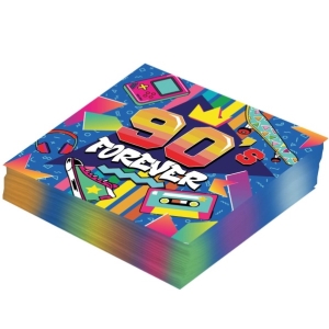 Ubrousky pap�rov� 90. l�ta 33 x 33 cm 20 ks