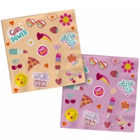 Ubrousky pap�rov� Boho Girlz 33x33 cm 20 ks