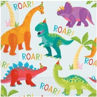 Ubrousky pap�rov� Dinosaurus 33x33 cm 20 ks