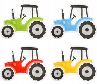 Ubrousky pap�rov� Farma (traktor) 12 ks