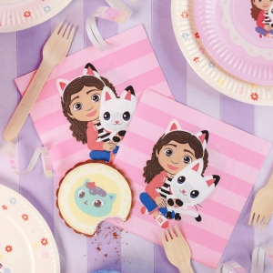 Ubrousky pap�rov� Gabby's Dollhouse 33x33 cm 20 ks