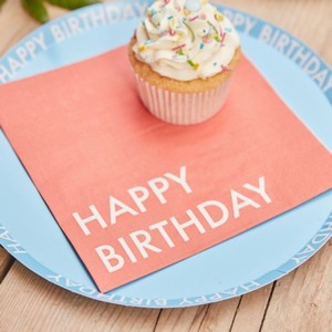 Ubrousky pap�rov� "Happy birthday"  16ks