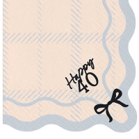 Ubrousky pap�rov� Happy 40 33x33 cm 12 ks