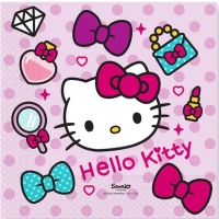 Ubrousky pap�rov� Hello Kitty 33x33 cm 20 ks