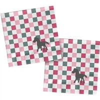 Ubrousky pap�rov� Kon� 33x33cm 20 ks