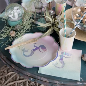 UBROUSKY pap�rov� Mermaid Iridescent 33x33cm 16ks
