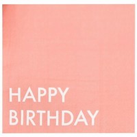 Ubrousky pap�rov� "Happy birthday" 16ks